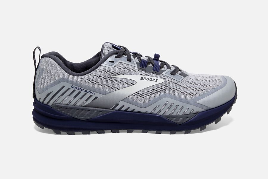 Brooks Cascadia 15 Trail Löparskor Herr - Silver - 0175-UVMNF